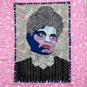 Cynthia - Contemporary textile art piece