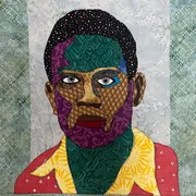 Nigel - Contemporary textile art piece